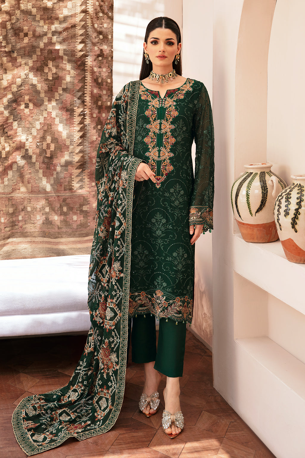 Ramsha | Kashish Collection |K-207 - by Libasekhas UK - Registered Vendor of : Ramsha - 100% Original Designer Dress