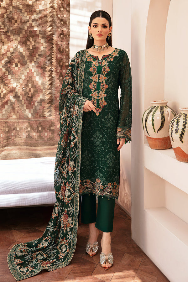 Ramsha | Kashish Collection |K-207 - by Libasekhas UK - Registered Vendor of : Ramsha - 100% Original Designer Dress