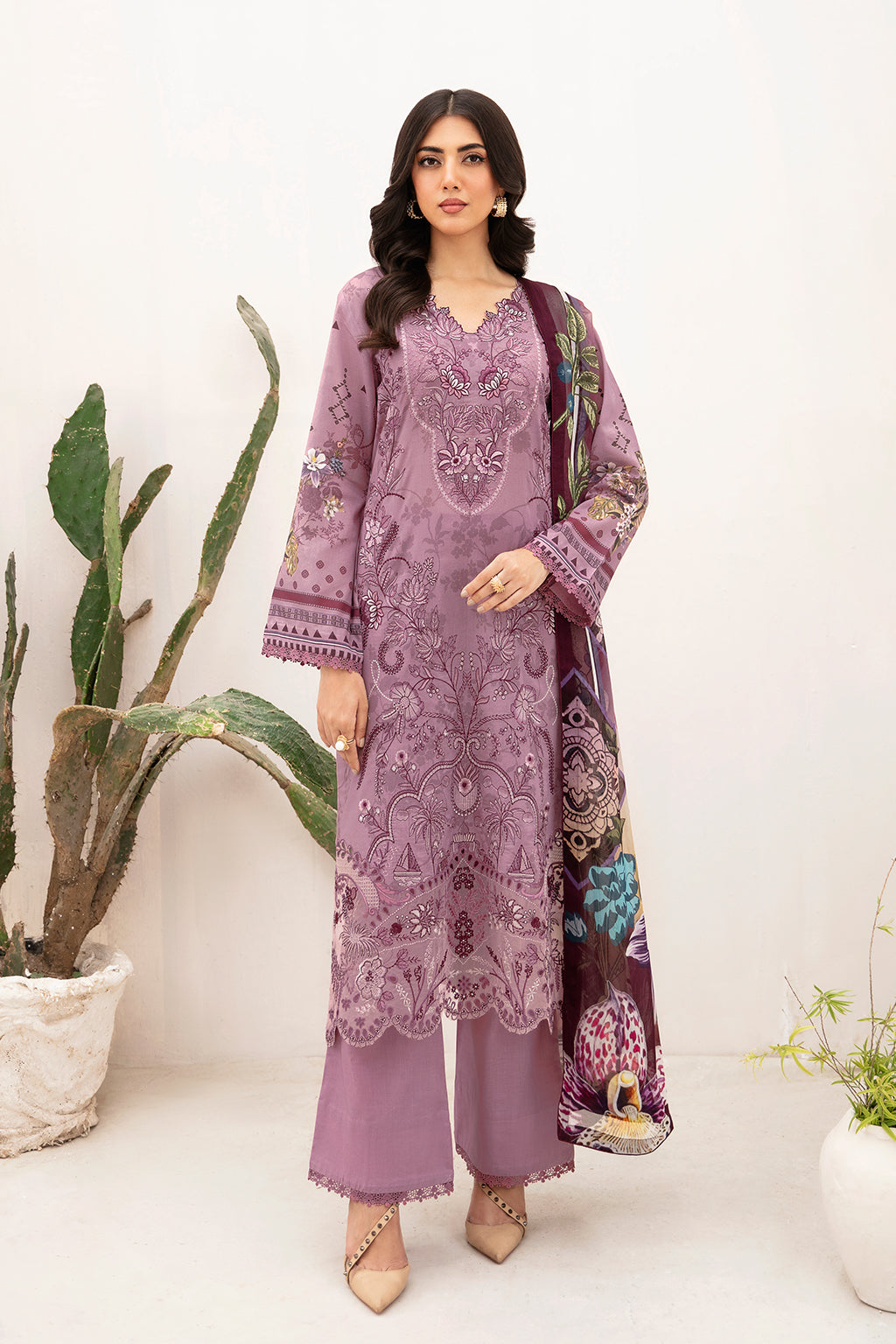 Ramsha | Mashaal Luxury Lawn | L-1103 - by - Libasekhas UK - Registered Vendor of : Ramsha - 100% Original Designer Dresss