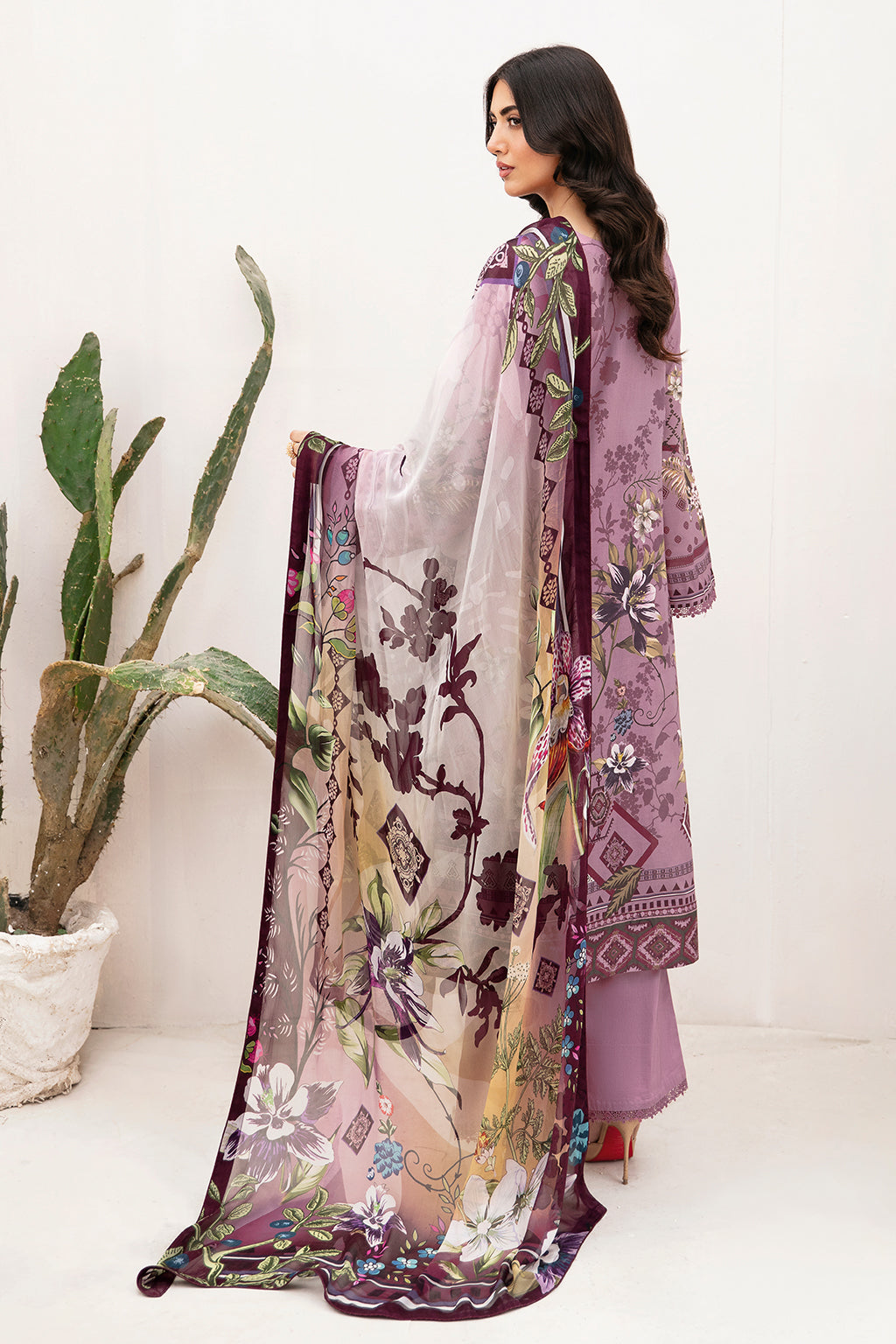 Ramsha | Mashaal Luxury Lawn | L-1103 - by - Libasekhas UK - Registered Vendor of : Ramsha - 100% Original Designer Dresss
