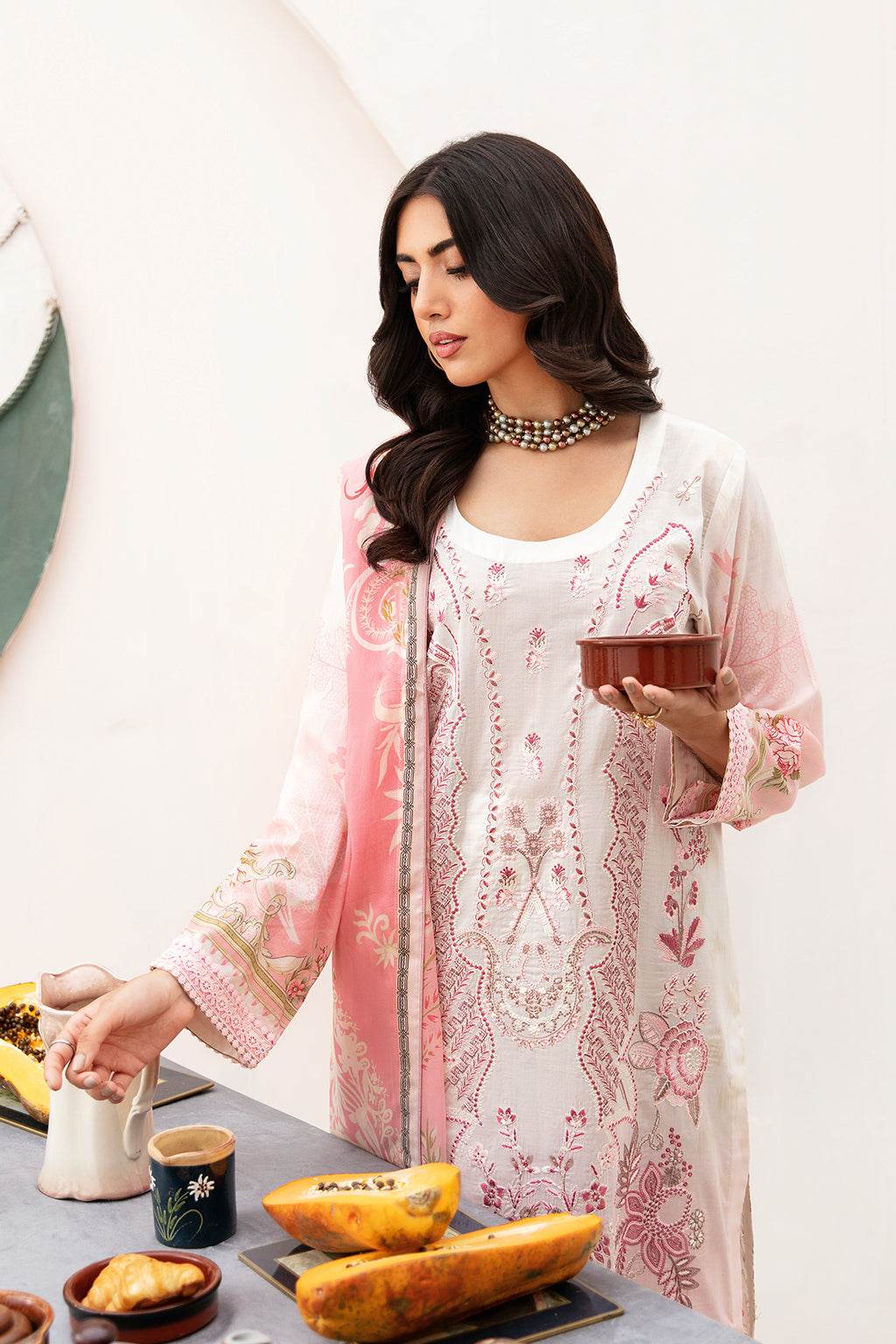 Ramsha | Mashaal Luxury Lawn | L-1104 - by - Libasekhas UK - Registered Vendor of : Ramsha - 100% Original Designer Dresss