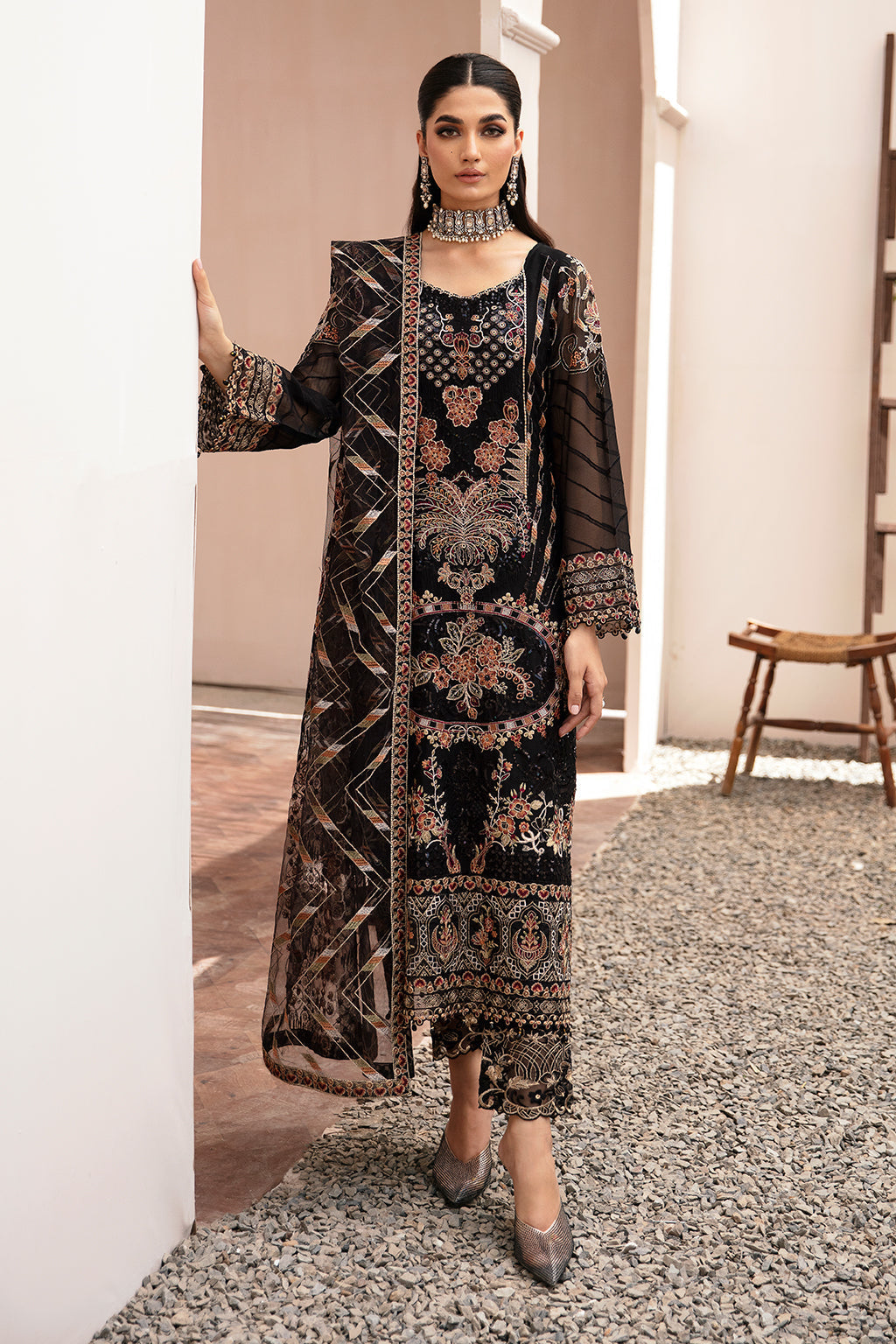 Ramsha | Kashish Collection | K-205 - by Libasekhas UK - Registered Vendor of : Ramsha - 100% Original Designer Dress