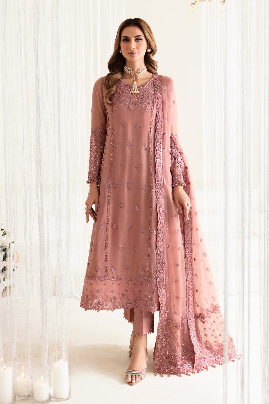 Alizeh | Reena Wedding Edits | AF-HM-4016-CRIMSON - by - Libasekhas UK - Registered Vendor of : Alizeh - 100% Original Designer Dresss