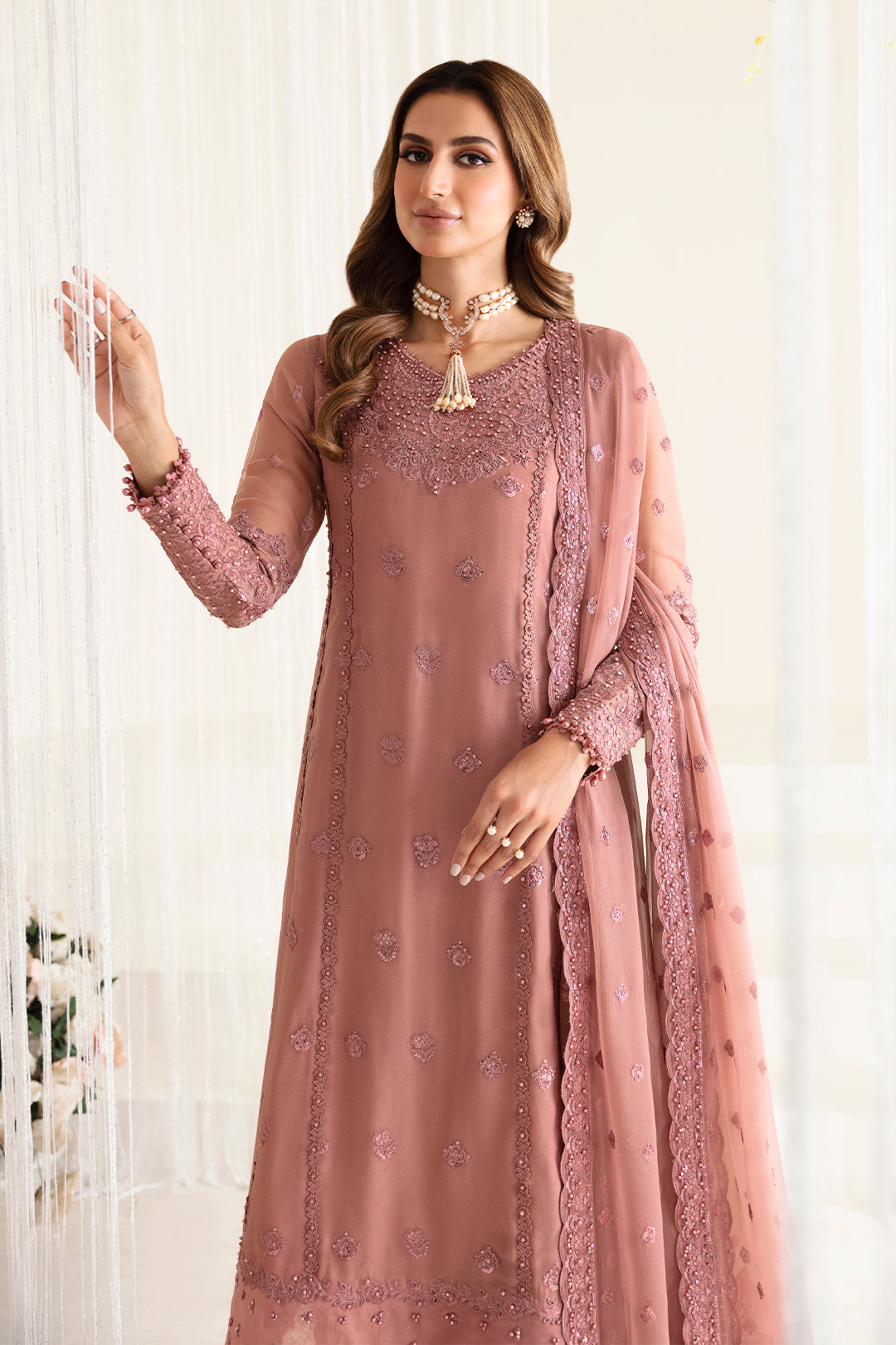 Alizeh | Reena Wedding Edits | AF-HM-4016-CRIMSON - by - Libasekhas UK - Registered Vendor of : Alizeh - 100% Original Designer Dresss
