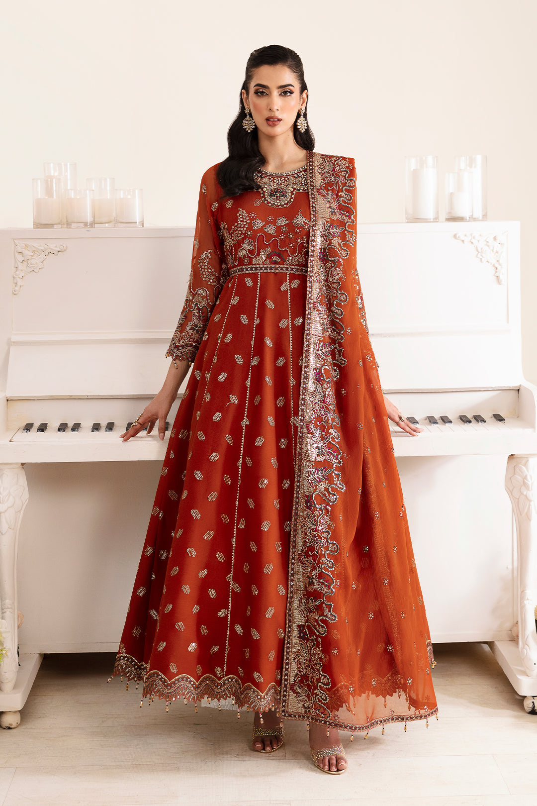 Alizeh | Reena Wedding Edits | AF-HM-4014-RUSTIC - by - Libasekhas UK - Registered Vendor of : Alizeh - 100% Original Designer Dresss