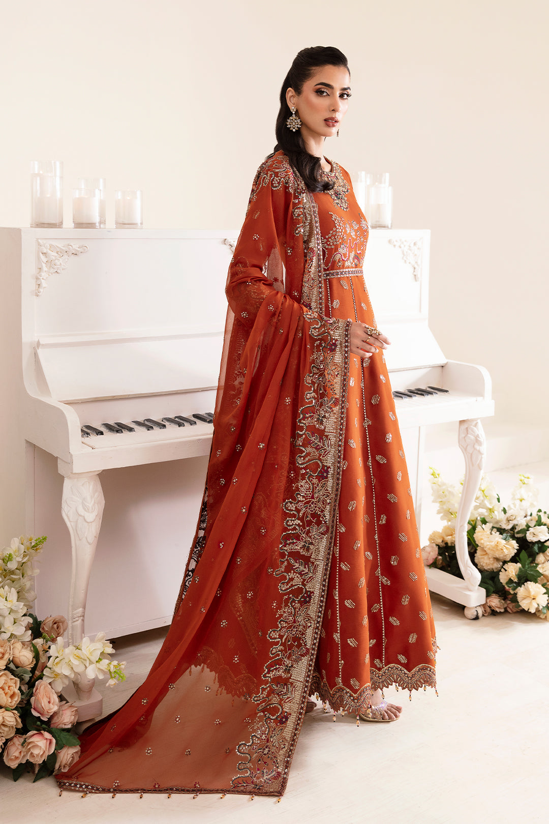 Alizeh | Reena Wedding Edits | AF-HM-4014-RUSTIC - by - Libasekhas UK - Registered Vendor of : Alizeh - 100% Original Designer Dresss