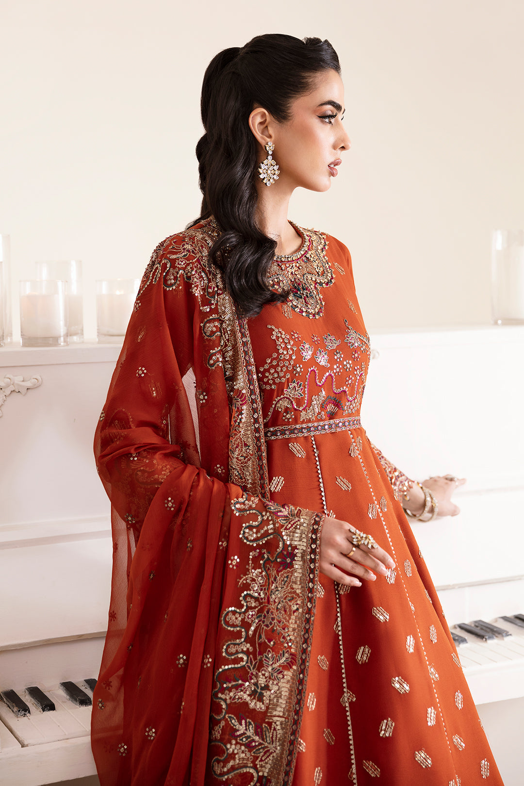 Alizeh | Reena Wedding Edits | AF-HM-4014-RUSTIC - by - Libasekhas UK - Registered Vendor of : Alizeh - 100% Original Designer Dresss