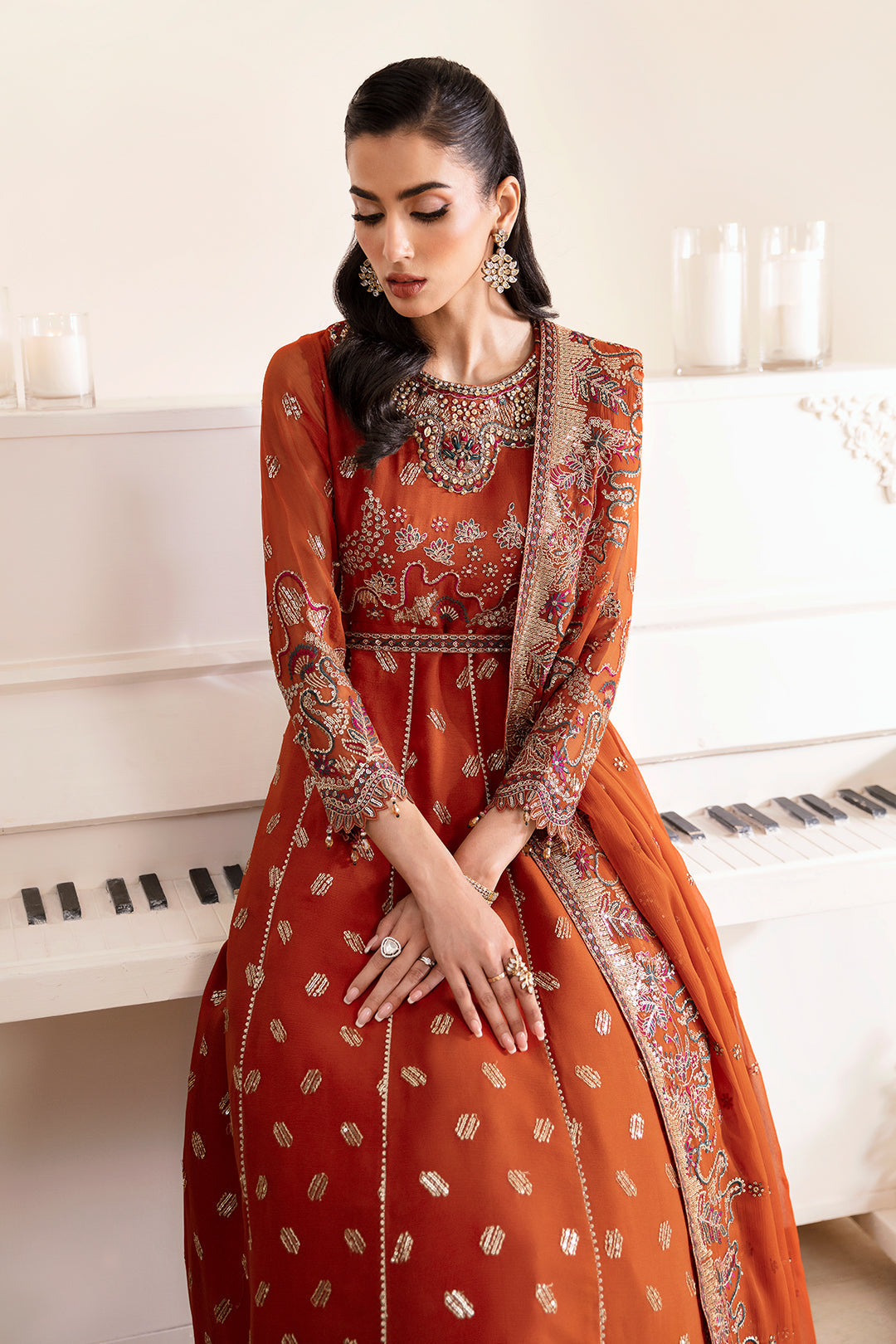 Alizeh | Reena Wedding Edits | AF-HM-4014-RUSTIC - by - Libasekhas UK - Registered Vendor of : Alizeh - 100% Original Designer Dresss