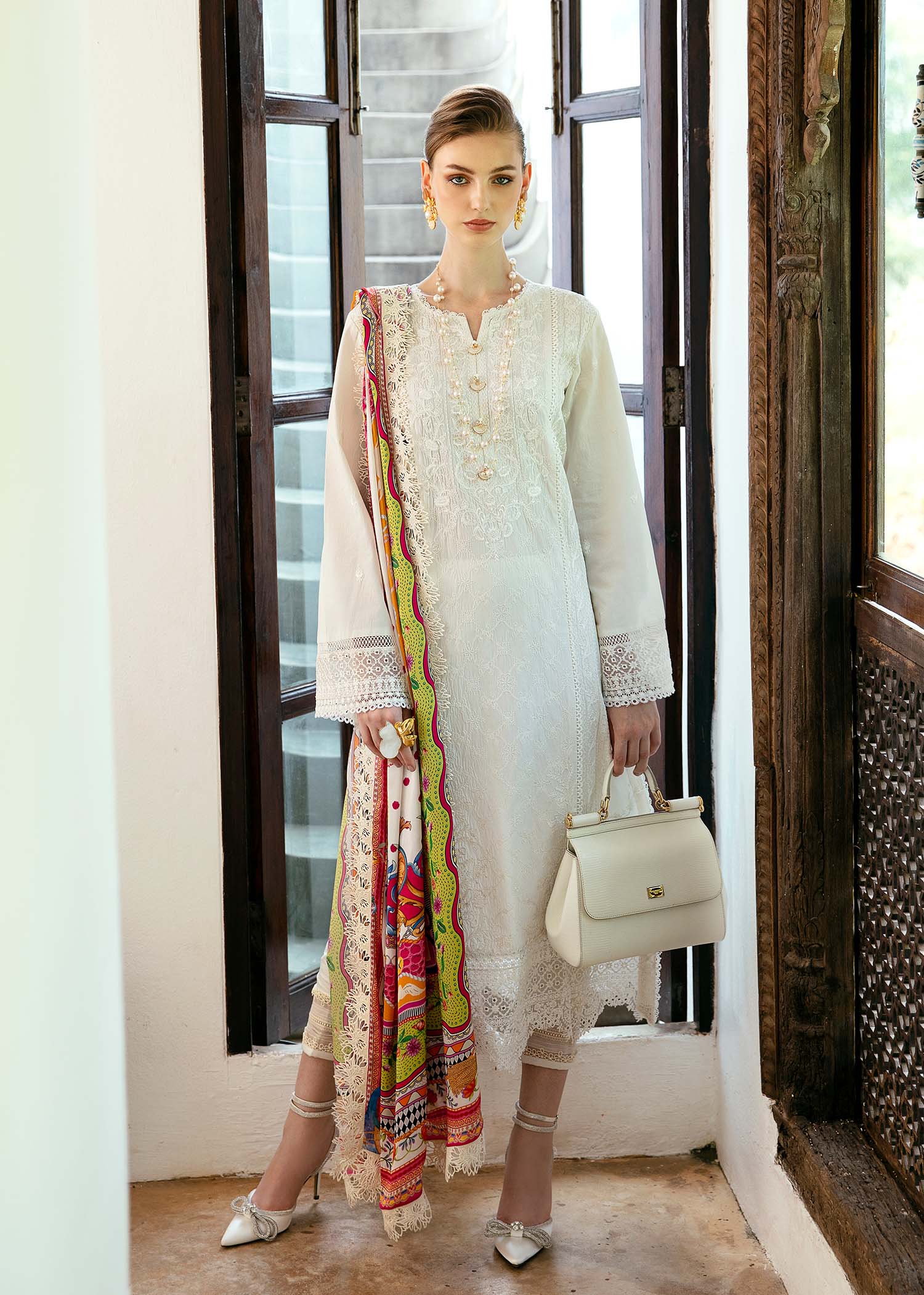 kanwal Malik | Mayal Luxury Lawn | Cerise - by - Libasekhas UK - Registered Vendor of : Kanwal Malik - 100% Original Designer Dresss