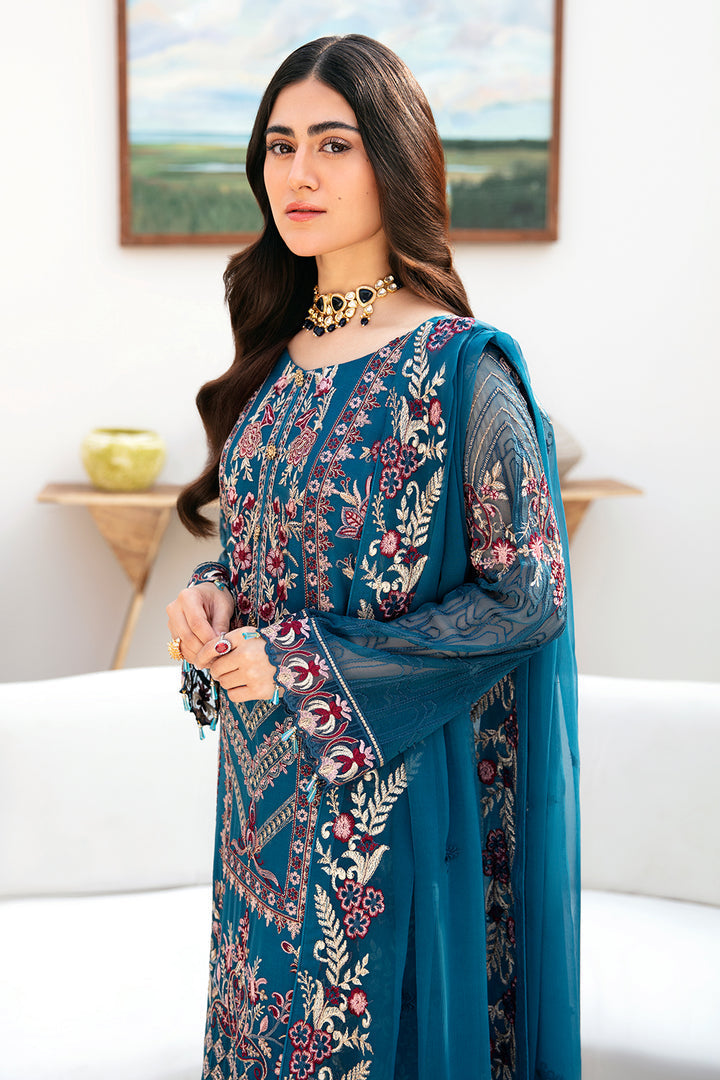 Ramsha | Chevron Chiffon Collection | A-811 - by - Libasekhas UK - Registered Vendor of : Ramsha - 100% Original Designer Dresss