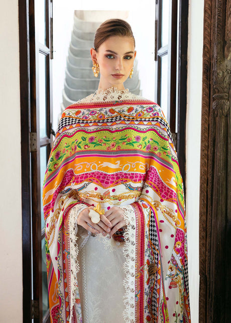 kanwal Malik | Mayal Luxury Lawn | Cerise - by - Libasekhas UK - Registered Vendor of : Kanwal Malik - 100% Original Designer Dresss