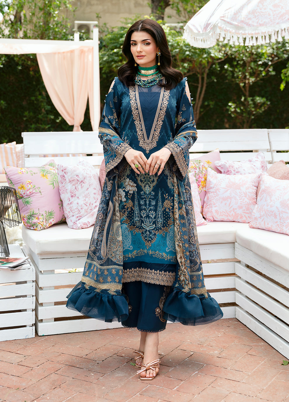 Gulaal | Summer Glow Lawn 24 | SYLVIYA (GL-L-24V3-01) - by - Libasekhas UK - Registered Vendor of : Gulaal - 100% Original Designer Dresss