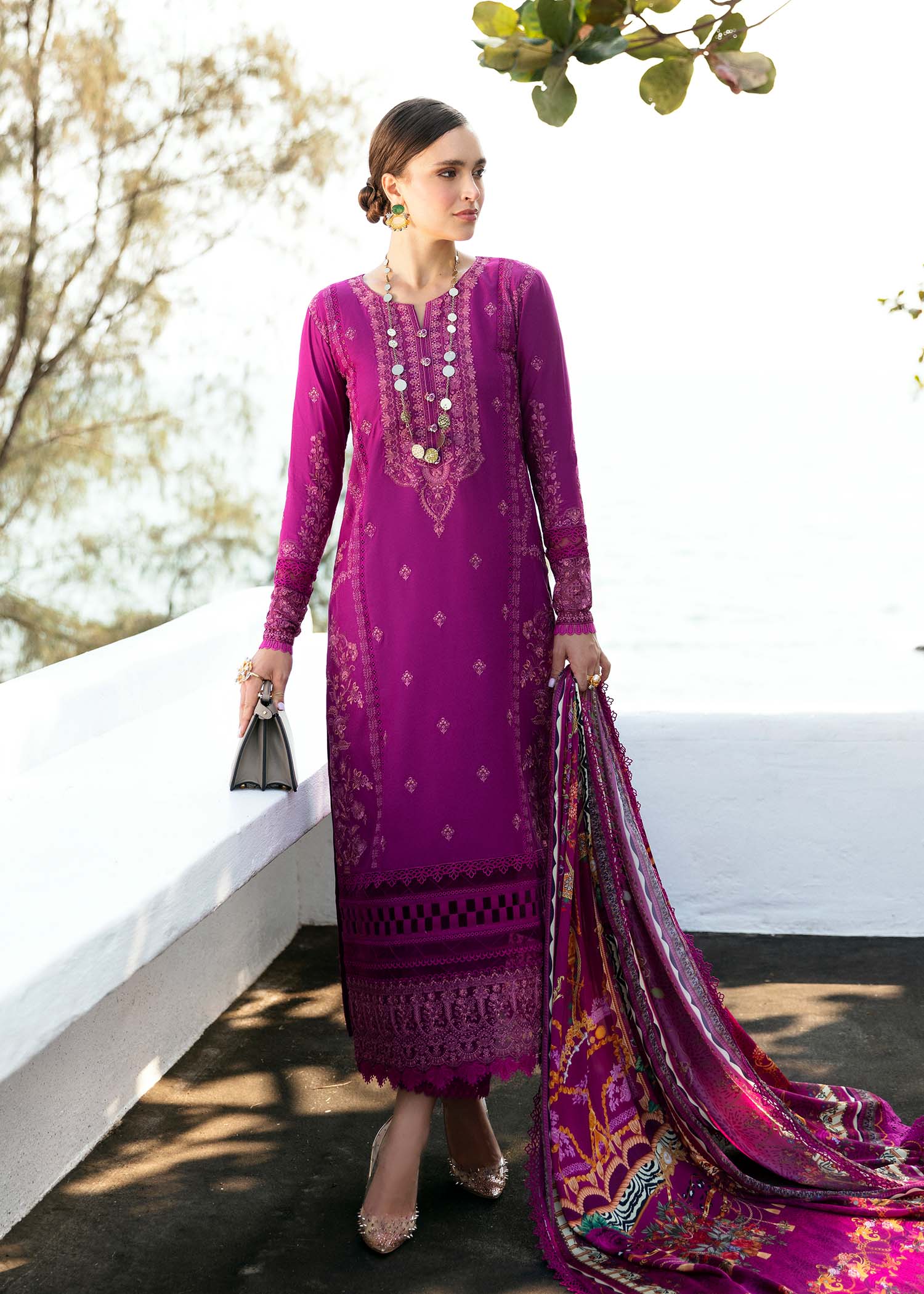 kanwal Malik | Mayal Luxury Lawn | Samar - by - Libasekhas UK - Registered Vendor of : Kanwal Malik - 100% Original Designer Dresss