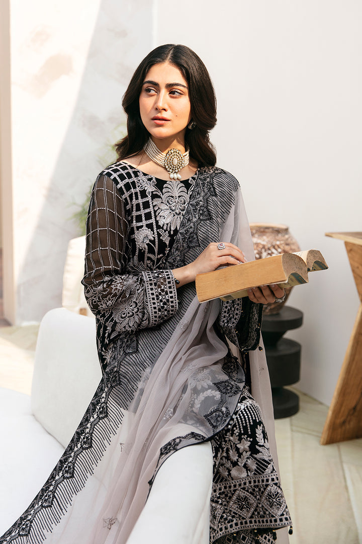 Ramsha | Chevron Chiffon Collection | A-807 - by - Libasekhas UK - Registered Vendor of : Ramsha - 100% Original Designer Dresss