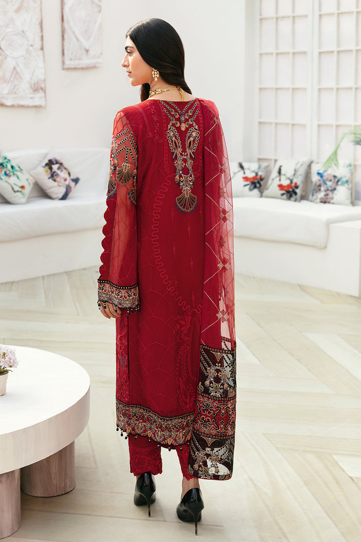 Ramsha | Chevron Chiffon Collection | A-803 - by - Libasekhas UK - Registered Vendor of : Ramsha - 100% Original Designer Dresss