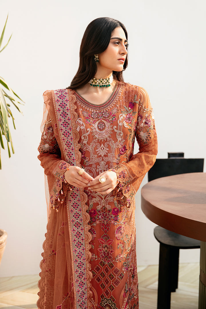 Ramsha | Chevron Chiffon Collection | A-810 - by - Libasekhas UK - Registered Vendor of : Ramsha - 100% Original Designer Dresss
