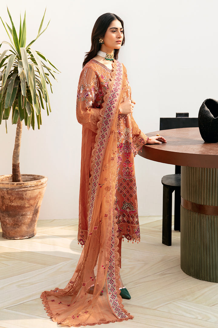Ramsha | Chevron Chiffon Collection | A-810 - by - Libasekhas UK - Registered Vendor of : Ramsha - 100% Original Designer Dresss
