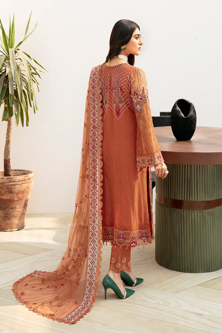 Ramsha | Chevron Chiffon Collection | A-810 - by - Libasekhas UK - Registered Vendor of : Ramsha - 100% Original Designer Dresss