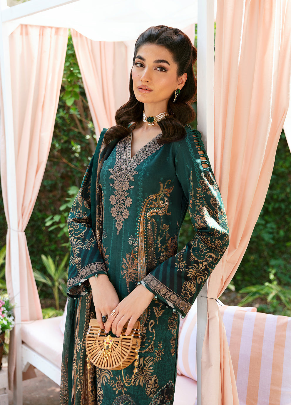 Gulaal | Summer Glow Lawn 24 | EMMELINE (GL-L-24V3-08) - by - Libasekhas UK - Registered Vendor of : Gulaal - 100% Original Designer Dresss