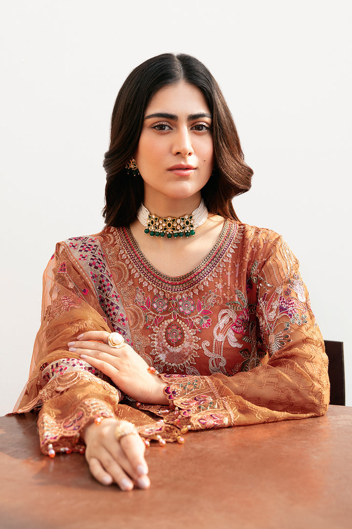 Ramsha | Chevron Chiffon Collection | A-810 - by - Libasekhas UK - Registered Vendor of : Ramsha - 100% Original Designer Dresss