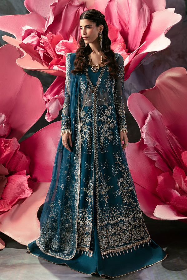 Afrozeh | Wild Flower Bloom Luxury Formals | Liza - by - Libasekhas UK - Registered Vendor of : Afrozeh - 100% Original Designer Dresss
