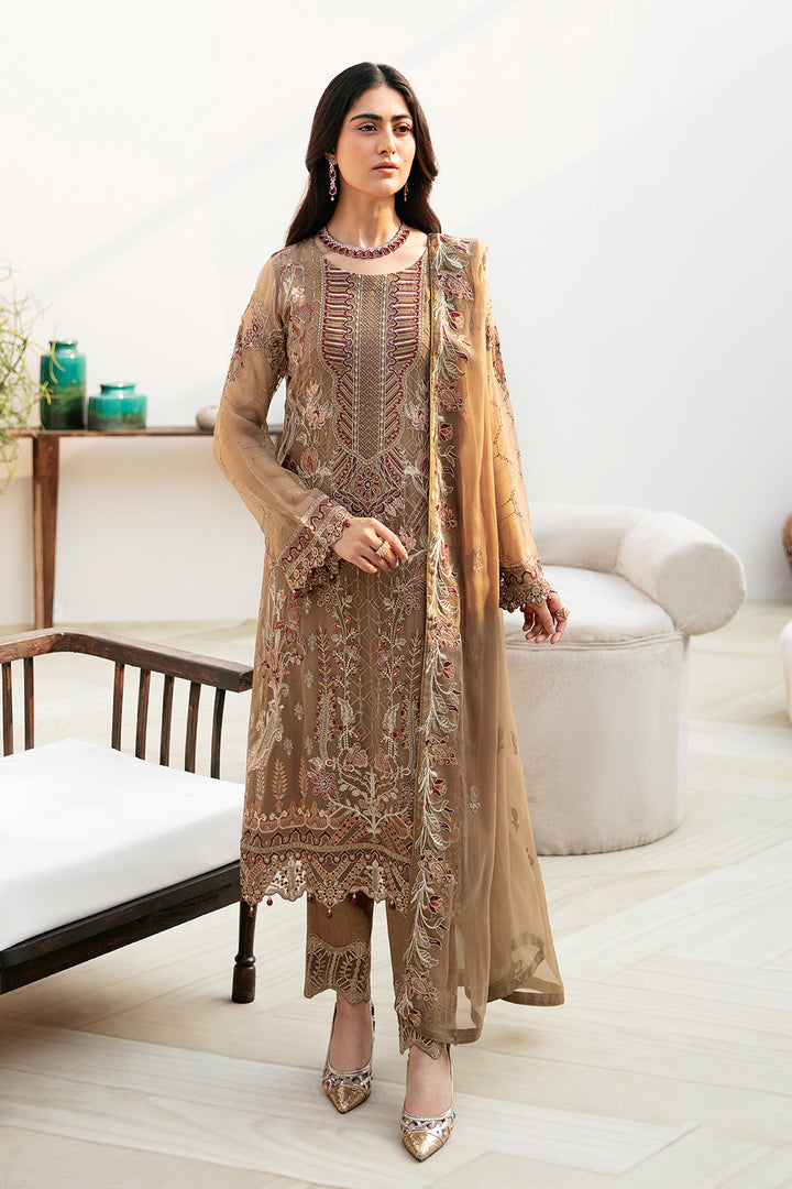 Ramsha | Chevron Chiffon Collection | A-812 - by - Libasekhas UK - Registered Vendor of : Ramsha - 100% Original Designer Dresss