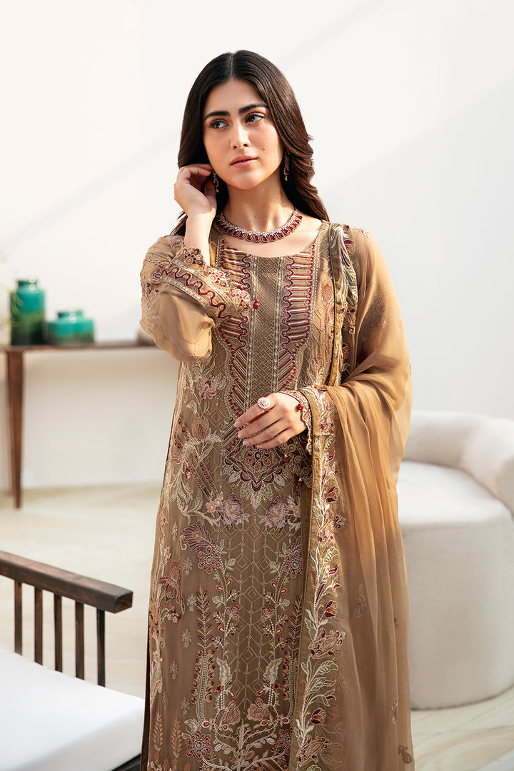 Ramsha | Chevron Chiffon Collection | A-812 - by - Libasekhas UK - Registered Vendor of : Ramsha - 100% Original Designer Dresss