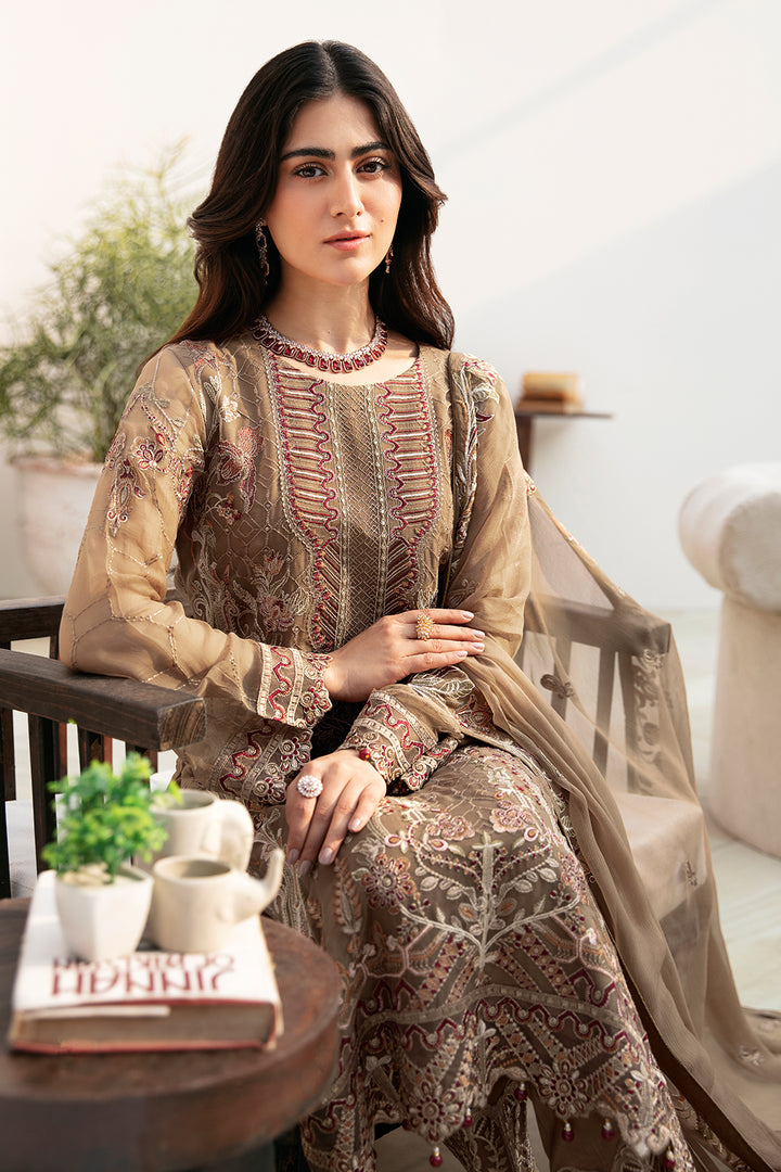 Ramsha | Chevron Chiffon Collection | A-812 - by - Libasekhas UK - Registered Vendor of : Ramsha - 100% Original Designer Dresss