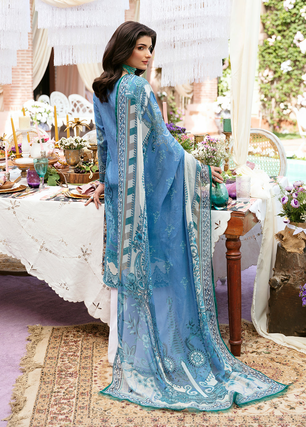 Gulaal | Summer Glow Lawn 24 | ELAINE (GL-L-24V3-07) - by - Libasekhas UK - Registered Vendor of : Gulaal - 100% Original Designer Dresss