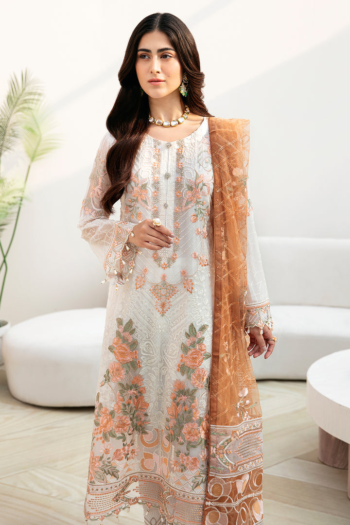Ramsha | Chevron Chiffon Collection | A-808 - by - Libasekhas UK - Registered Vendor of : Ramsha - 100% Original Designer Dresss