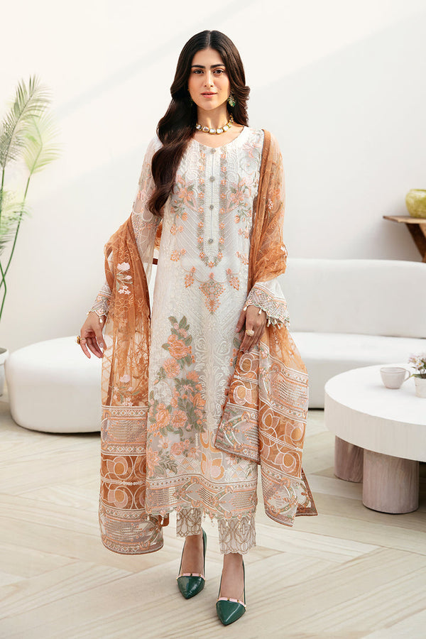 Ramsha | Chevron Chiffon Collection | A-808 - by - Libasekhas UK - Registered Vendor of : Ramsha - 100% Original Designer Dresss