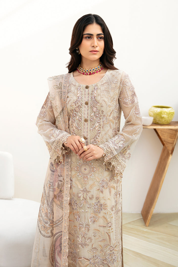 Ramsha | Chevron Chiffon Collection | A-802 - by - Libasekhas UK - Registered Vendor of : Ramsha - 100% Original Designer Dresss