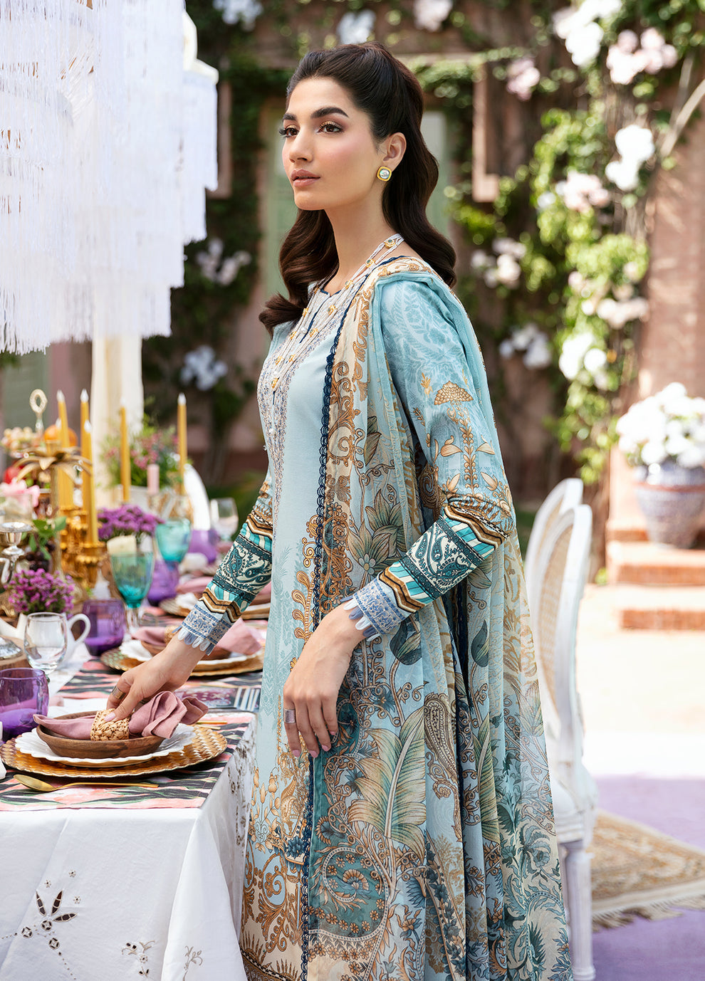 Gulaal | Summer Glow Lawn 24 | AMAYRAH (GL-L-24V3-02) - by - Libasekhas UK - Registered Vendor of : Gulaal - 100% Original Designer Dresss