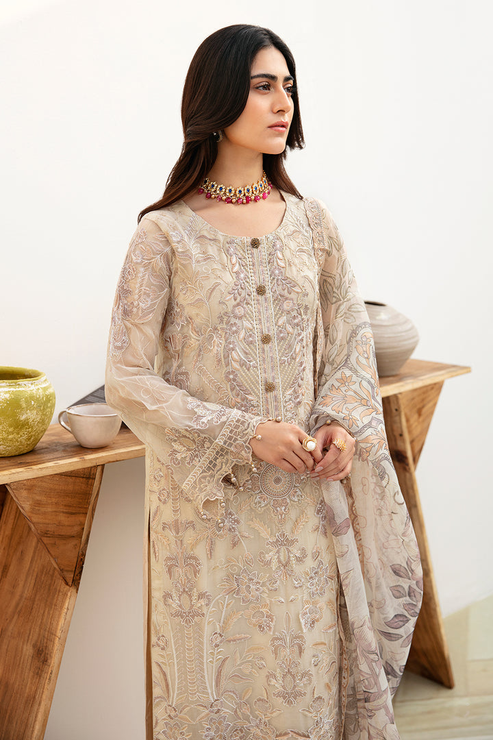 Ramsha | Chevron Chiffon Collection | A-802 - by - Libasekhas UK - Registered Vendor of : Ramsha - 100% Original Designer Dresss