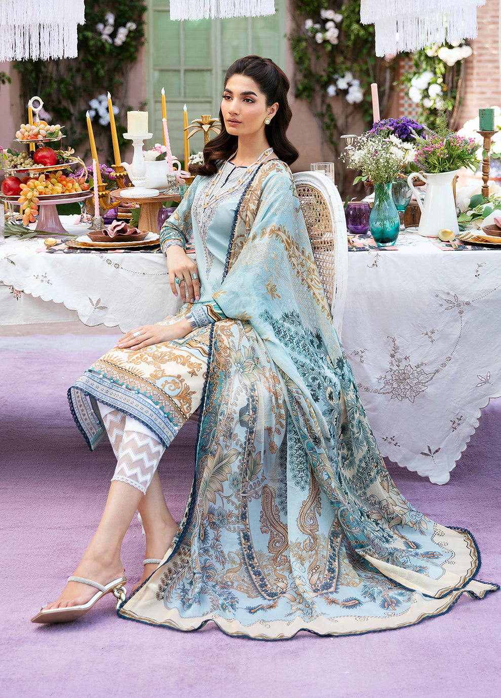 Gulaal | Summer Glow Lawn 24 | AMAYRAH (GL-L-24V3-02) - by - Libasekhas UK - Registered Vendor of : Gulaal - 100% Original Designer Dresss