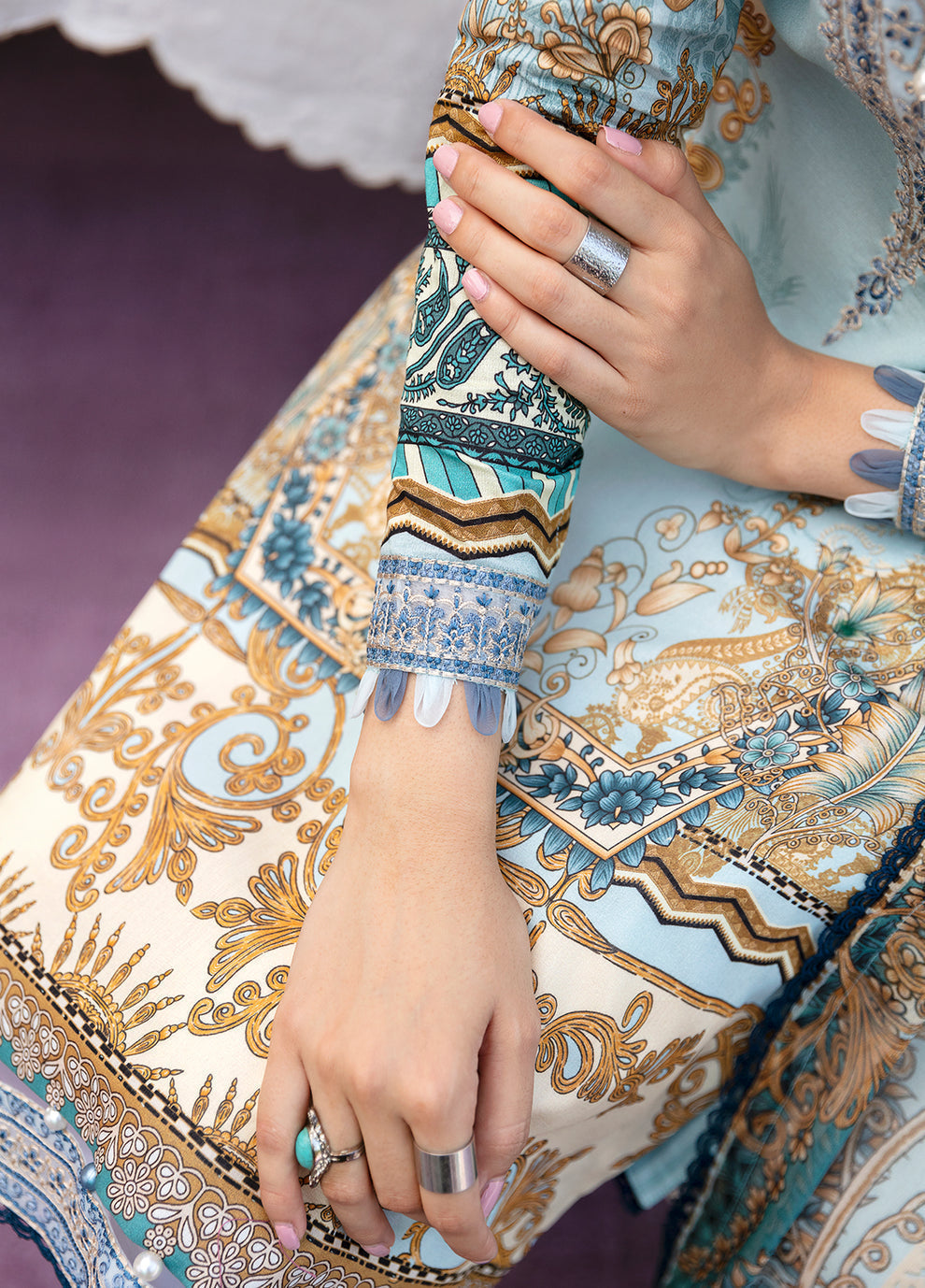 Gulaal | Summer Glow Lawn 24 | AMAYRAH (GL-L-24V3-02) - by - Libasekhas UK - Registered Vendor of : Gulaal - 100% Original Designer Dresss