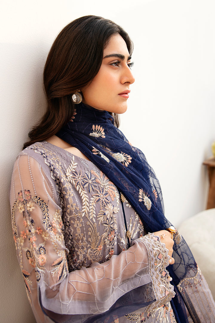 Ramsha | Chevron Chiffon Collection | A-809 - by - Libasekhas UK - Registered Vendor of : Ramsha - 100% Original Designer Dresss