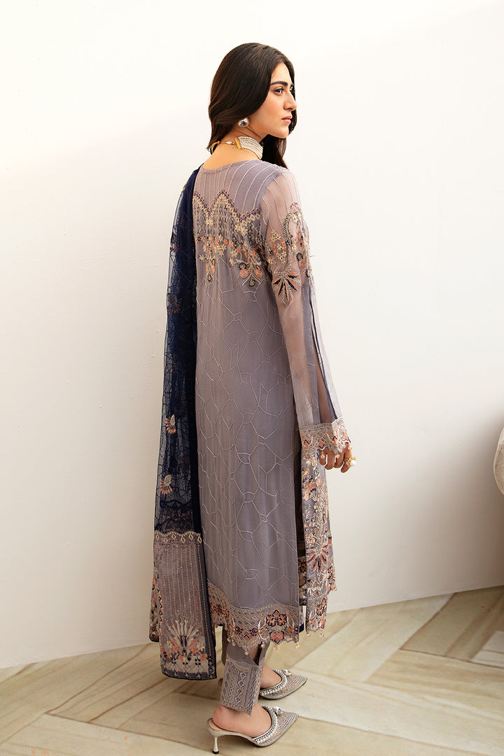 Ramsha | Chevron Chiffon Collection | A-809 - by - Libasekhas UK - Registered Vendor of : Ramsha - 100% Original Designer Dresss