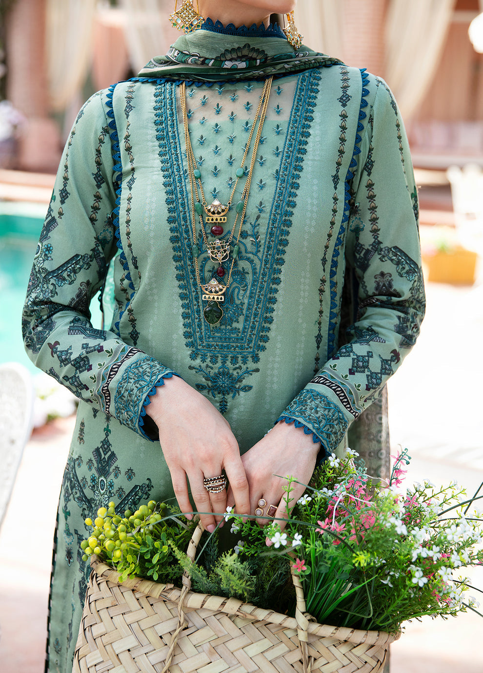 Gulaal | Summer Glow Lawn 24 | ANADIYA (GL-L-24V3-05) - by - Libasekhas UK - Registered Vendor of : Gulaal - 100% Original Designer Dresss