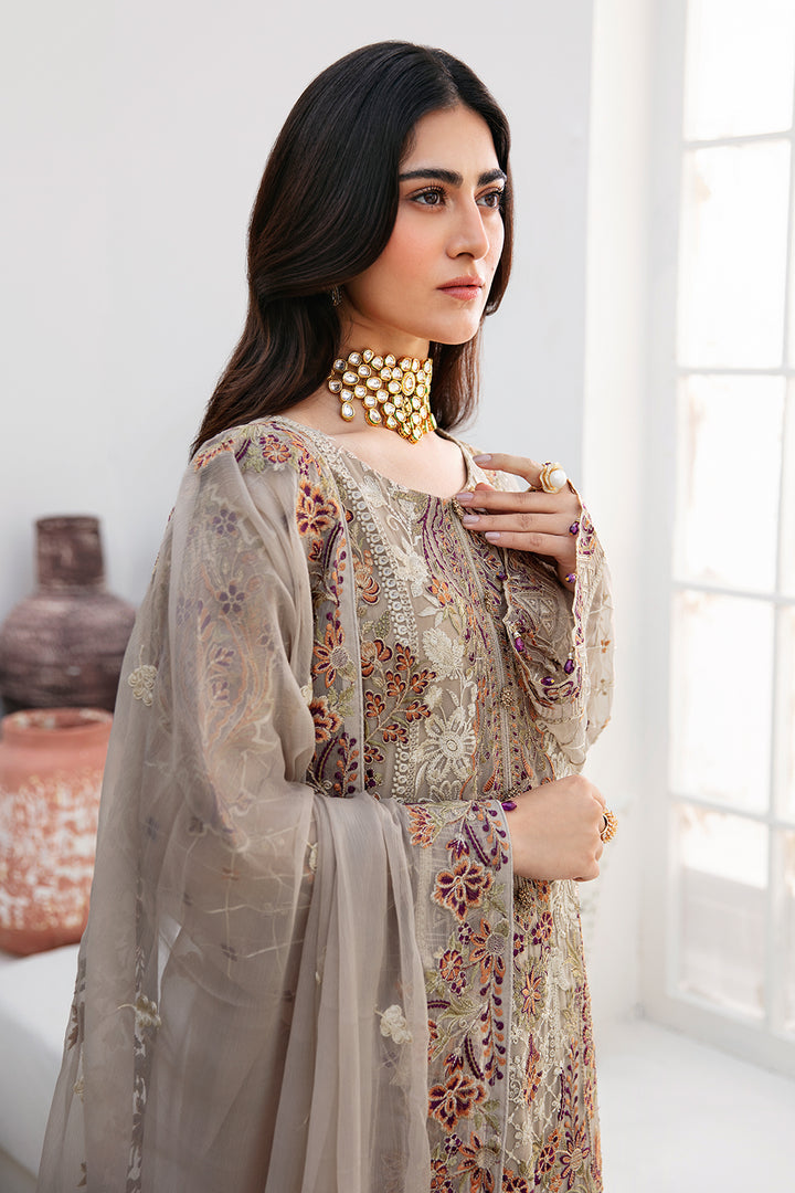 Ramsha | Chevron Chiffon Collection | A-806 - by - Libasekhas UK - Registered Vendor of : Ramsha - 100% Original Designer Dresss