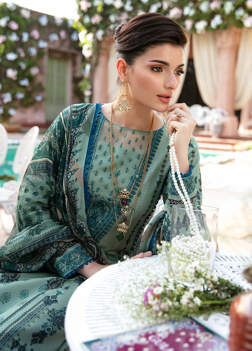 Gulaal | Summer Glow Lawn 24 | ANADIYA (GL-L-24V3-05) - by - Libasekhas UK - Registered Vendor of : Gulaal - 100% Original Designer Dresss
