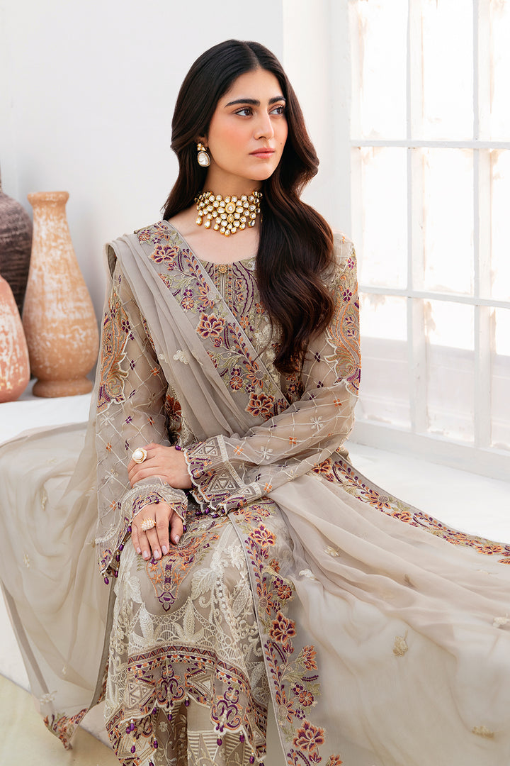 Ramsha | Chevron Chiffon Collection | A-806 - by - Libasekhas UK - Registered Vendor of : Ramsha - 100% Original Designer Dresss