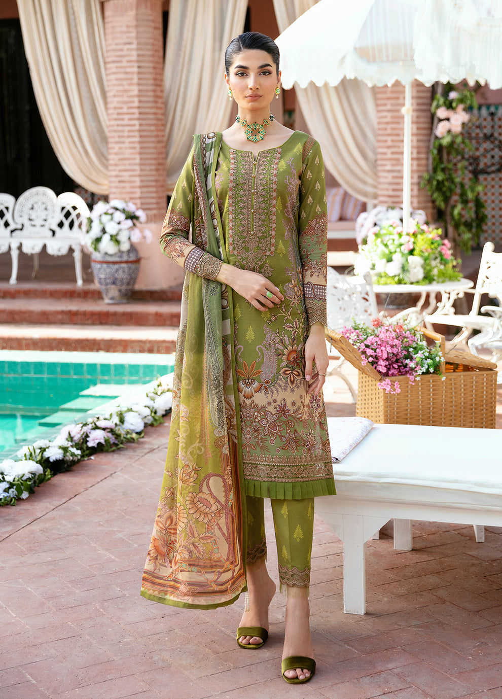 Gulaal | Summer Glow Lawn 24 | ALICIA (GL-L-24V3-04) - by - Libasekhas UK - Registered Vendor of : Gulaal - 100% Original Designer Dresss