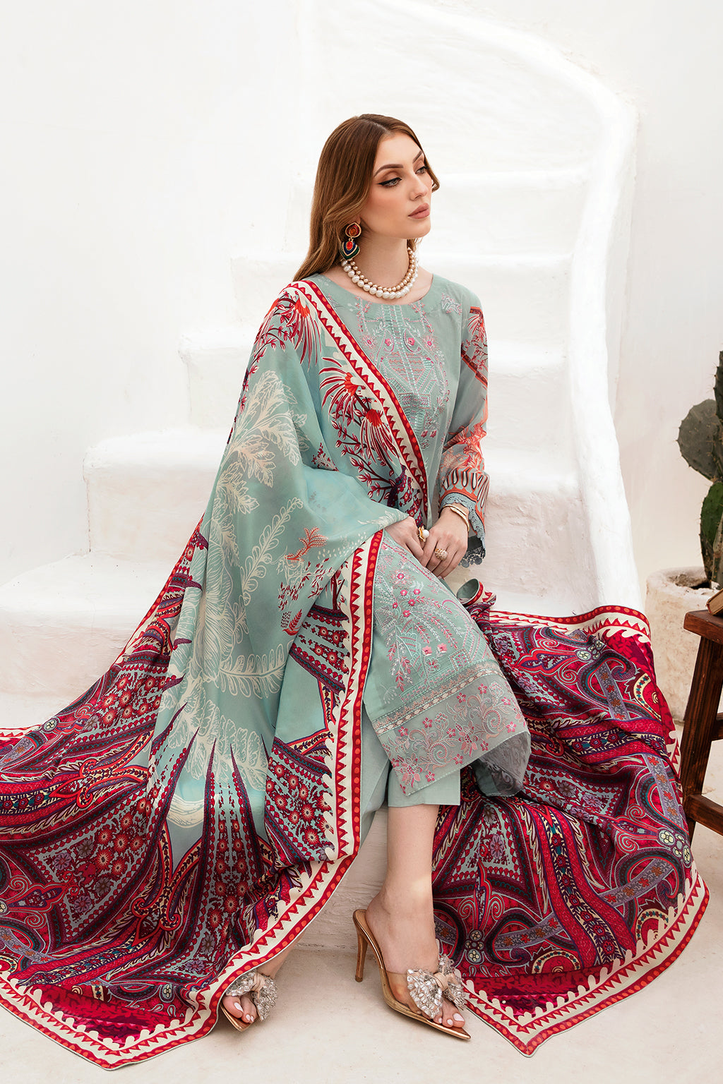 Ramsha | Ghazal Lawn 24 | G-209 - by - Libasekhas UK - Registered Vendor of : Ramsha - 100% Original Designer Dresss