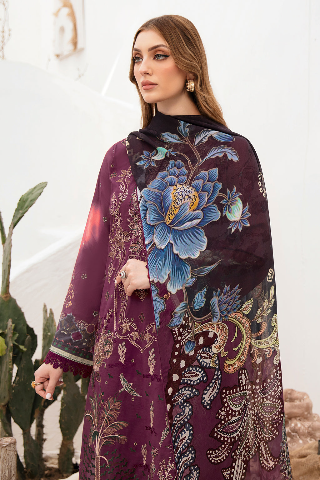 Ramsha | Ghazal Lawn 24 | G-205 - by - Libasekhas UK - Registered Vendor of : Ramsha - 100% Original Designer Dresss