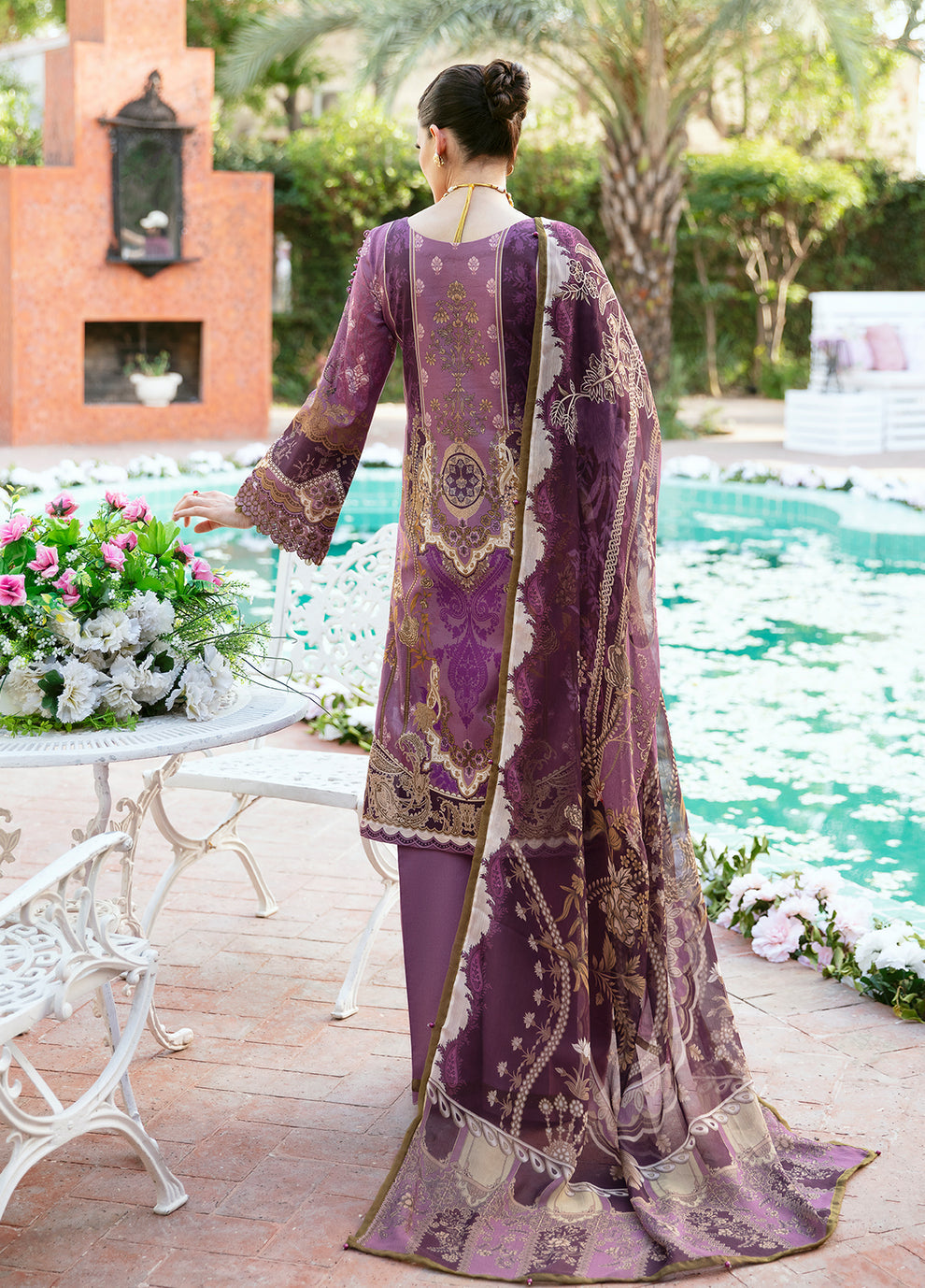Gulaal | Summer Glow Lawn 24 | ESMERAY (GL-L-24V3-03) - by - Libasekhas UK - Registered Vendor of : Gulaal - 100% Original Designer Dresss