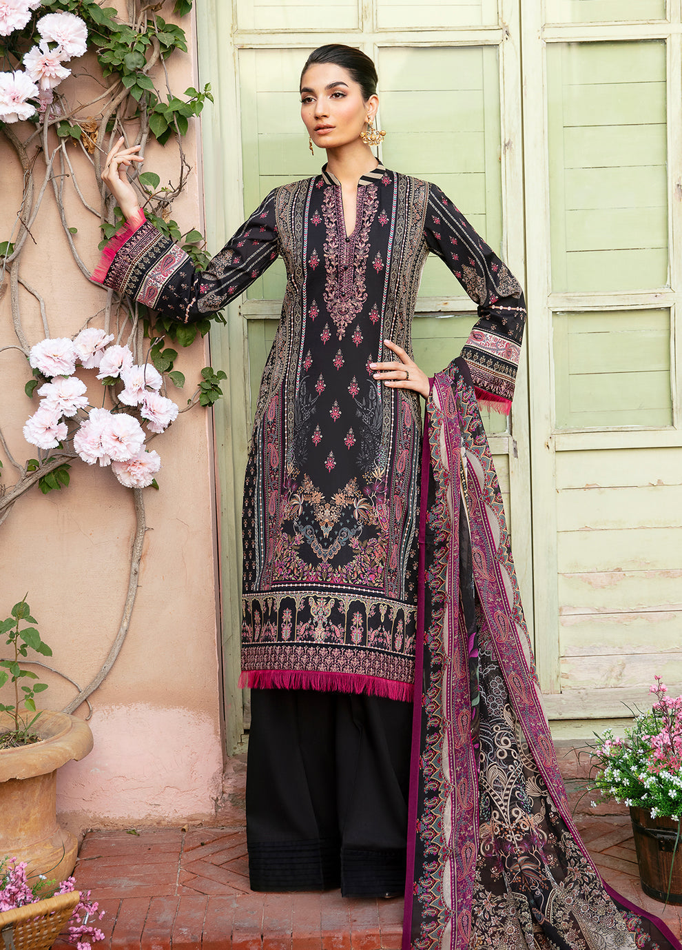 Gulaal | Summer Glow Lawn 24 | ANDREA (GL-L-24V3-06) - by - Libasekhas UK - Registered Vendor of : Gulaal - 100% Original Designer Dresss