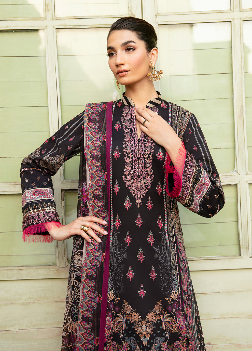 Gulaal | Summer Glow Lawn 24 | ANDREA (GL-L-24V3-06) - by - Libasekhas UK - Registered Vendor of : Gulaal - 100% Original Designer Dresss