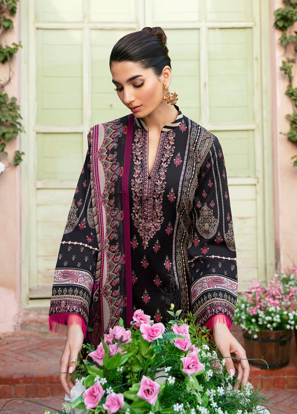 Gulaal | Summer Glow Lawn 24 | ANDREA (GL-L-24V3-06) - by - Libasekhas UK - Registered Vendor of : Gulaal - 100% Original Designer Dresss