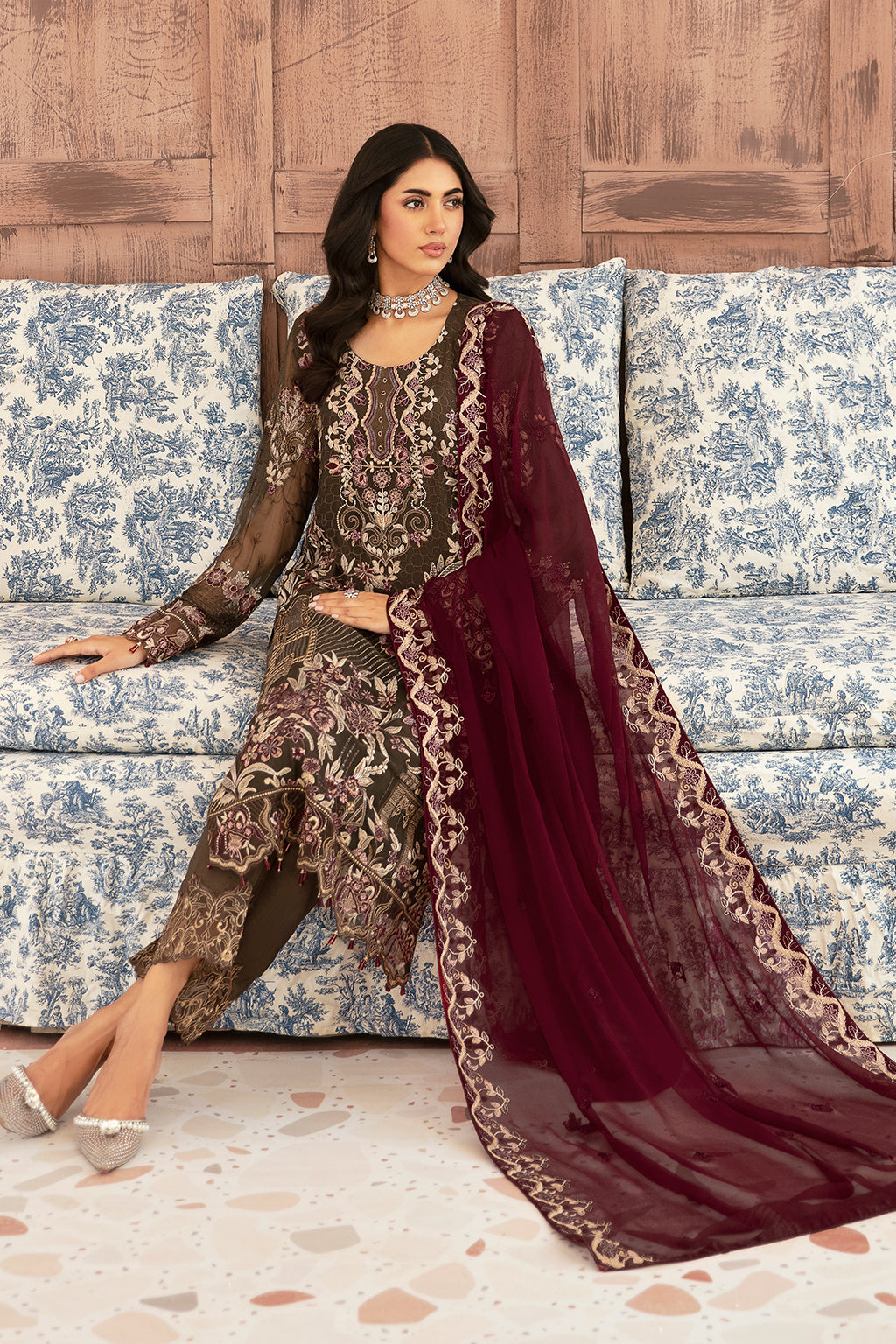 Ramsha | Ramsha Collection | F-2604 - by Libasekhas UK - Registered Vendor of : Ramsha - 100% Original Designer Dress
